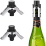 Stainless Steel Champagne Stoppers Champagne Bottle Plug Sealer Reusable Champagne Cork Bottle Plug