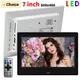 7 Inch HD Digital Photo Frame 800x480 LED Smart Electronic Photo Album LCD Photo Frame MP3 MP4 Music