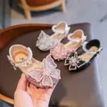 Girls Dress Shoes Children's Sequins Sandals Mary Janes Flower Wedding Party Bridesmaids Shoes