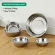 Large Capacity Dog Bowl Stainless Steel Pet Feeding Bowl Cat and Dog Food Drinking Bowl Metal