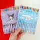 Sanrio Crayon 12 Color Cute Kuromi Children's Gift Painting Pen Rotating Crayon Oil Painting Stick