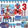 Spidey And His Amazing Friends Birthday Party Decoration Boys Spidey Theme stoviglie Cup Plate