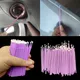 100Pcs Up Paint Micro Brush Tips 1.5mm Mini Car Touch Up Paint Micro Brush Purple Auto Applicator