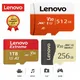 Lenovo V30 A2 U3 Memory Card C10 UHS-I Micro TF/SD Card 1TB 512GB 128GB Ultra SD Flash Card For UAV