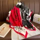 35*35 inch Silk Feeling Scarf Medium Square Satin Head Scarf for Women