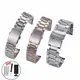 Watch Band Stainless Steel Strap Five-bead Diving Steel Strap 12mm 14mm 16mm 18mm 20mm 22mm 24mm