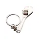 1Pc Mini Wrench Adjustable Wrench Key Chain Adjustable Metal Spanner Keyring Hand Tool Simulation