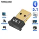 USB Bluetooth 5.1 Adapter Transmitter Receiver Bluetooth Audio Bluetooth Dongle Wireless USB Adapter