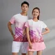 Table Tennis Jersey Men Women Short Sleeve Sport Tshirt 3D Print Badminton Clothes Couple Ping Pong