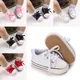 Brand New Infant Baby Girl Boy Shoes Newborn Rubber Sole Sneaker Shoes Lace up Canvas Shoes Sport