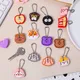 Sale 1PCS Cute Cartoon Keychain Silicone Cat Dog Protective Key Case Cover for Key Control Dust Cap