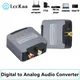 Digital to Analog Audio Converter 192KHz Digital SPDIF Optical to Analog L/R RCA Converter Toslink