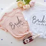 Bride To Be Bride Squad t-shirt Cute Women Team Bride addio al nubilato Gift Tshirt