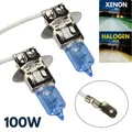 1 Pair H3 Xenon White 100W 12v Halogen Headlight 453 Fog Light Car Bulb Halogen Lamp Car HeadLight