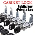 5/20/100 set serratura di sicurezza cilindro in metallo armadio armadietto cam lock con chiavi cassetta postale di sicurezza serratura cassetto 16MM/20MM/25MM/30MM