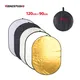 Yizhestudio 90*120CM 5 in 1 Fotografia Reflector Gold Silver White Black Translucent portable light