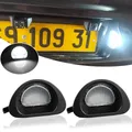 2 pezzi nessun errore luce targa a LED bianca adatta per Peugeot CITROEN C1 2005-2013 107 2005-2014