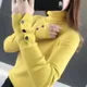 2023 Autumn Winter Sweater Women Turtleneck Sweater Knitted Soft Pullovers Cashmere Jumpers Long