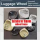 Suitable for Rimowa Suitcase Wheel Base Replacement Suitcase Repair Accessories Trolley Box