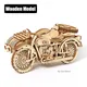 3D Wooden Puzzle Motorboat Three Wheels Motorcycle Jigsaw Child Montessori Educational DIY Models