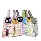 Anime Cartoon Foldable Shopping Bags Thick Nylon Large Tote Reusable Polyester Portable Shoulder