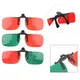 1X Kids Foldable Clip Amblyopia Corrective Glasses Red Green Color Squint Blind