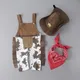 3PCS Toddler Baby Boy Girl Clothes Sets Carnival Fancy Dress Party Costume Cowboy Outfit Romper