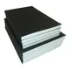 Black Cover A5/B5 Notebook 128 Sheets/256 Pages/Book Blank Horizontal Line and Grid Pages Office