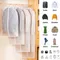 Clothes Dust Cover Plastic Waterproof Transparent Clothing Covers Home Storage Bag Clothing Hanging