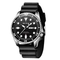 BEN NEVIS Rotatable Case Watch Men Luminous Hands Military Waterproof Wristwatch Date Week Rubber