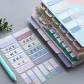 10 Sheets Sticky Index Tabs Writable File Tab Flags Memoranda Notebook Books Page Markers Labels