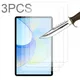 3PCS Glass screen protector for Honor pad X9 X8 pro V8 pro X8 LITE 8 X6 X7 V7 10.1 9.7 11 12 12.1