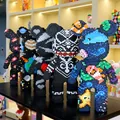 Giant Fluid Violence Bear Cartoon Love Violent Bear Bearbrick Colour Model Building Block Micro