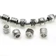 20pcs/lot Metal Bead Craft Tibetan Silver Big Large Hole Spacer Beads For Necklace Bracelets Jewelry