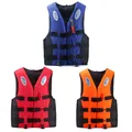 Outdoor Adult Swimming Life Jacket Adjustable Buoyancy Survival Suit Polyester Children Life Vest