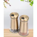 2PCS Glass Spice Pepper Shakers Seasoning Bottle Spice Jars Container Kitchen Storage Box