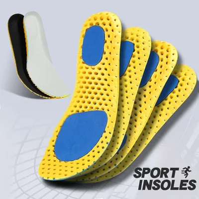 Memory Foam Insoles For Shoes Sole Mesh Deodorant Breathable Cushion Running Insoles For Feet Man