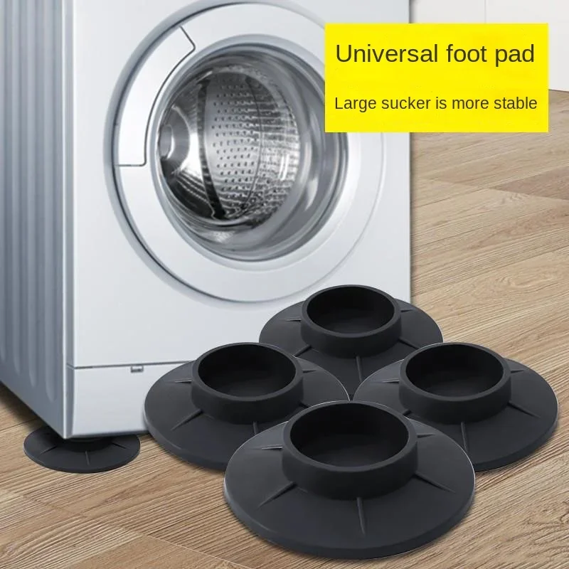 4Pcs Anti Vibration Feet Pads Rubber Legs Slipstop Silent Skid Raiser Mat for Washing Machine Support Dampers Stand Non-Slip
