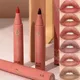 Lip Stain Marker Waterproof Long Lasting Color Effect Lip Pen Sweat Proof Hydrating Non Smudge Matte