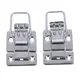 2Pcs Stainless Steel Chrome Toggle Latch For Chest Box Case Suitcase Tool Clasp