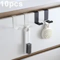 Z-Shaped Bathroom Cabinet Door Hook Stainless Steel Door Rear Hanger Keychain Coat Hook Home Kitchen