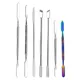 1pc/ Stainless Steel Dual Heads Makeup Toner Spatula Mixing Stick Foundation Cream Mixing Tool