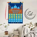 Ramadan Advent Calendar With 30 Reusable Star 30 Days Felt Wall Ramadan Calendar For Kids Eid