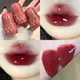 Cherry Red Seal Lip Jelly Lip Glaze Waterproof Long Lasting Cute Lip Gloss Mirror Glass Lipstick