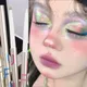 Shiny Chameleon Eyeshadow Eyeliner Pencil Waterproof Green Gold Purple Pearlescent Glitter Lying
