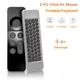 W3 Wireless 2.4G Air Mouse 6 Gyro Mini Remote Control IR Learning Smart Voice Remote With Full