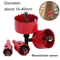 Diameter 16-40mm Drill Bit Hole Saw Twist Drill Bits Cutter Power Metal Holes Drilling Kit Carpentry