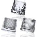 Whiskey Glass Old Fashioned Rocks Glasses Tumblers Glassware for Cocktail Scotch Bourbon Gin