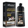 500ml Coconut Dye Shampoo Oil Essence Hair Color Shampoo Instant Hair Dye Shampoo Covering Gray Hair