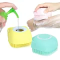 Bath Brush With Hook Soft Silicone Baby Showers Cleaning Mud Dirt Remover Massage Back Scrub Showers